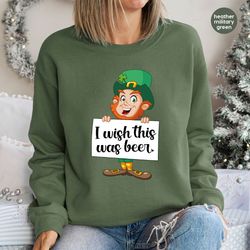 st patricks day hoodies and sweaters, st paddy's sweatshirt, funny beer long sleeve shirt, day drinking gifts, st patric