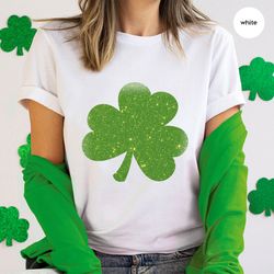 st patricks day shirt, shamrock t-shirt, clover graphic tees, st patricks day gift, shirts for women, kids st paddy shir