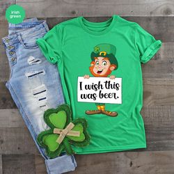 st patricks day t-shirts, funny beer shirts, st patricks day gifts, st paddy's outfit, day drinking crewneck sweatshirt,