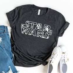 star wars disneyland, star war tshirt, baby yoda shirt, darth vader t shirt, matching disney shirt, galaxy edge shirts