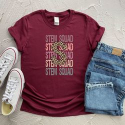 stem squad shirt, steminist shirt, stem teacher shirt, gift for women in science, love science shirt, stem woman shirt,