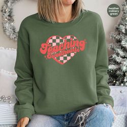teacher valentines hoodies and sweaters, valentines gifts, valentines day sweatshirt, teaching sweethearts long sleeve t