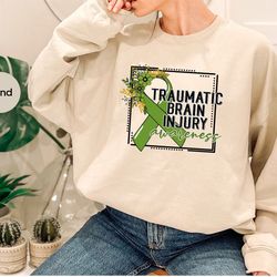 traumatic brain injury awareness hoodies and sweaters, neurosurgery sweatshirt, head trauma long sleeve shirt, support h
