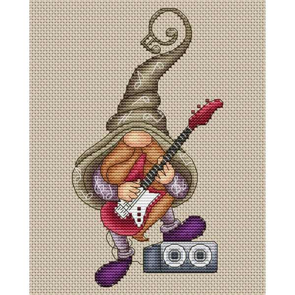 Gnome Guitarist Cross Stitch Pattern PDF Gnome Cross Stitch Inspire gnome-guitarist-cross-stitch-pattern-pdf-gnome-cross-stitch-inspire