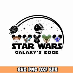 Star Wars Galaxy's Edge SVG Sublimation, May the Fourth Png, Star Wars Characters Png, Galaxys Edge Png Digital