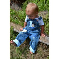 Baby Mickey Mouse Outfit, Baby Mickey 1st Birthday, Baby Mickey Mouse Shirt, Baby Mickey Overalls, Mickey Overalls