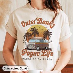 retro outer banks 2023 shirt, paradise on earth shirt, obx3 shirt, jj maybank shirt, spring break shirt, jj maybank shir