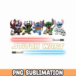 Stitch Wars svg, Star Wars Svg - PNG Files Star Wars Cricut Bundle Star wars svg Darth Vader SVG Yoda svg Instant