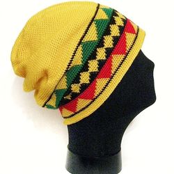 Crochet Rasta Hat for Dreadlocks. Hand knitting
