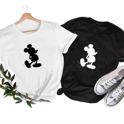 Couples Disneyland Shirt, Mickey Mouse Shirt, Mickey Shirt, Simple Mickey Shirt, Disneyland Shirt, Black Disney Shirt, R