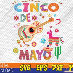 cinco de mayo svg mexican fiesta 5 de mayo svg, eps, png, dxf, digital download