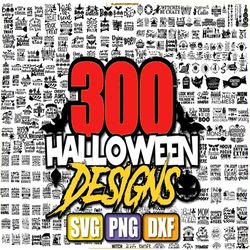 300 design halloween svg, halloween bundle svg, pumpkin svg digital download
