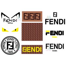fendi logos svg bundle, fendi roma svg, fendi logo svg, fashion logo svg, brand logo svg, file cut digital download