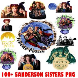 sanderson sisters png bundle, halloween png, hocus pocus png,  sanderson sisters png, happy halloween digital download