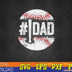 baseball number one daddy son baseball father's day png, digital download