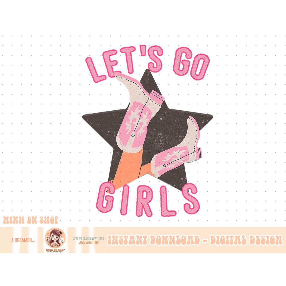 Western Let's Go Girls Bridal Bachelorette Party Matching T-Shirt copy.jpg