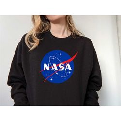 nasa sweatshirt, space sweater, nasa crewneck, nasa space, graphic sweater, science, gift, unisex shirt
