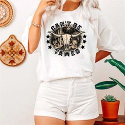 can't be tamed shirt, country shirt, tamed shirt, country girl shirt, western shirt, ace vintage cowgirl shirt, cowgirl