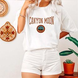 canyon moon t-shirt, fine line, gift for, fan merch, love on tour