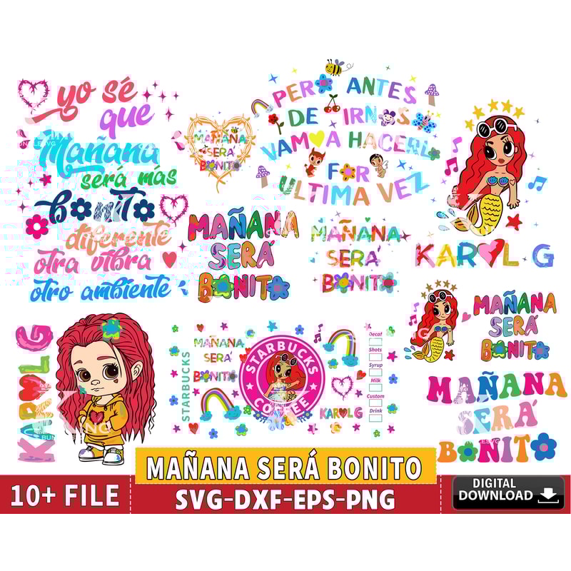 10 file Mañana Será Bonito svg bundle ,karol g svg bundle.jpg