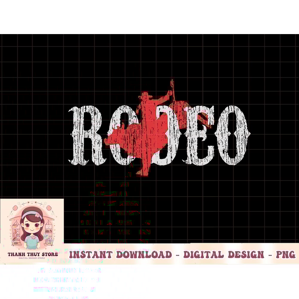 Bull Riding Rodeo Western Country Cowboy T-Shirt copy.jpg