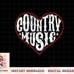 country music heart western love country png
