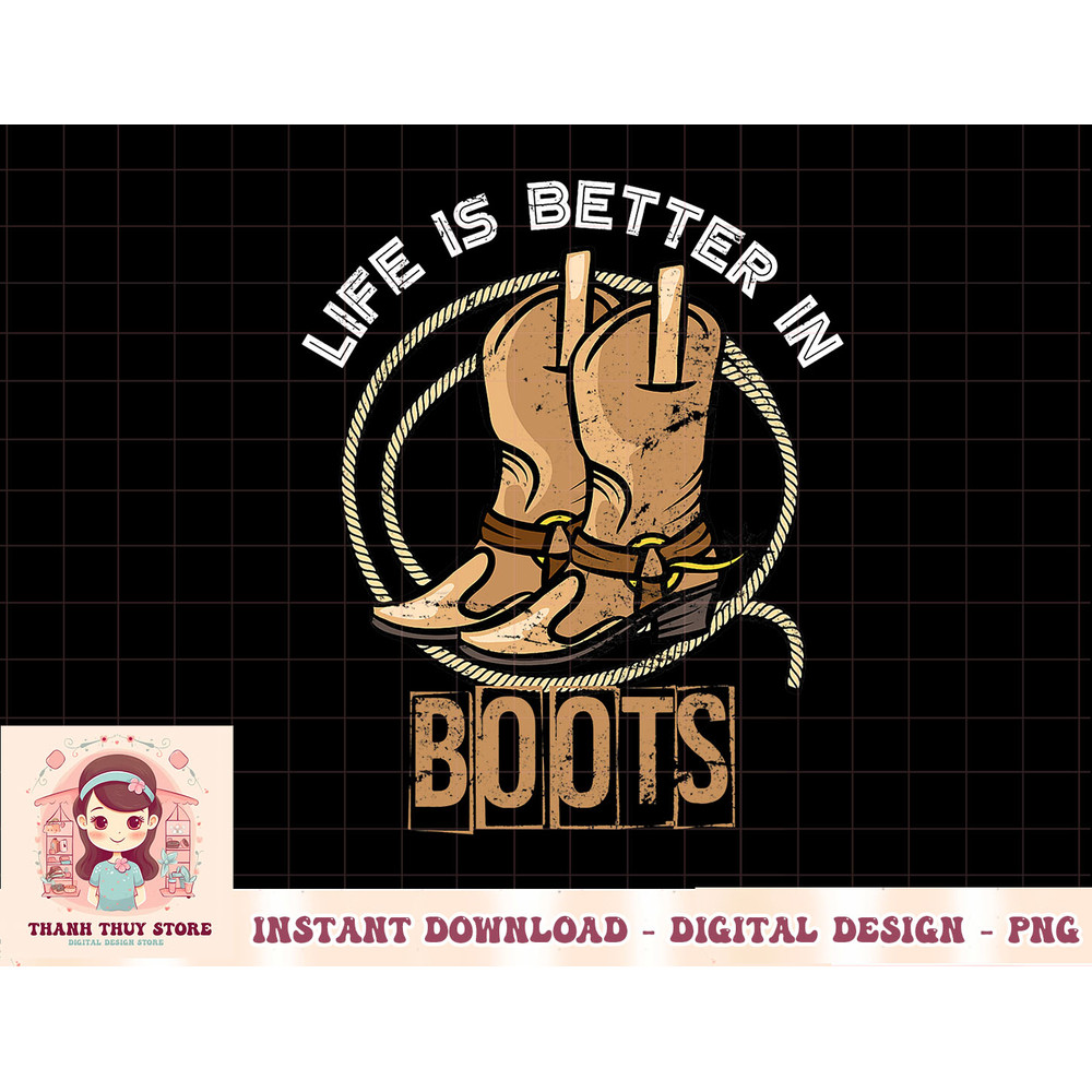 Cowboy Boots Country Cowboy Rodeo Men Gift Western Cowboy T-Shirt copy.jpg