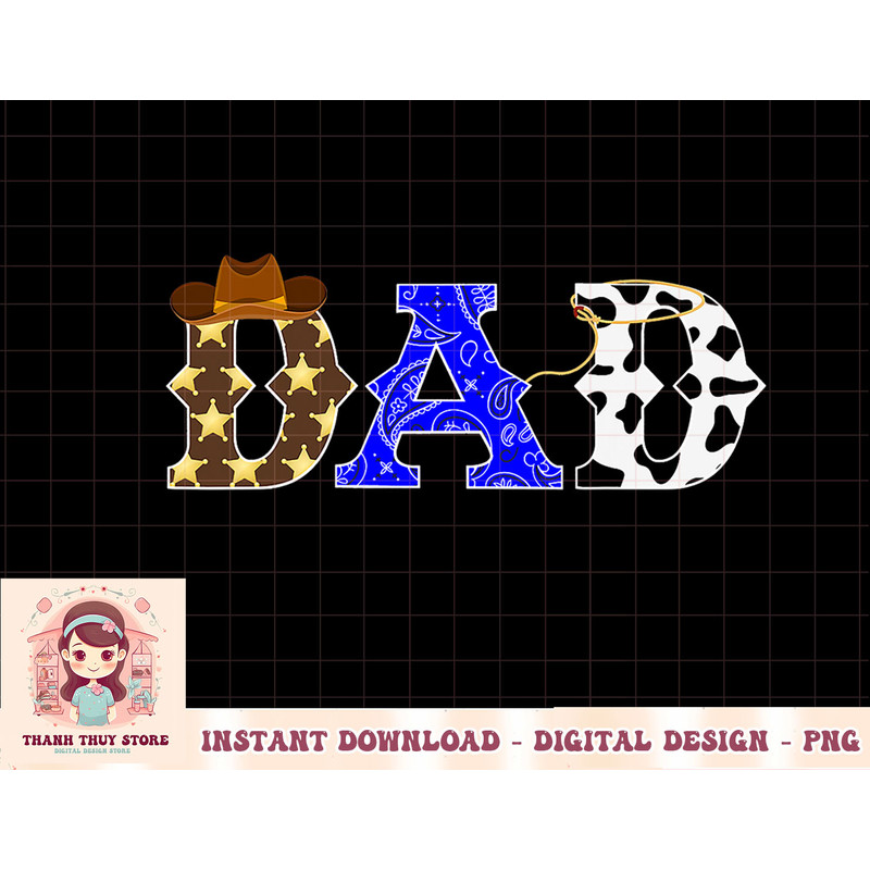 Cowboy Dad Western Rodeo Theme Kids Birthday Party Matching T-Shirt copy.jpg