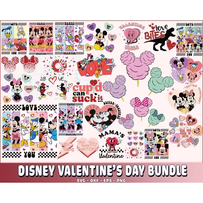 Valentine’s Day SVG bundle ,Mickey Valentine bundle SVG.jpg