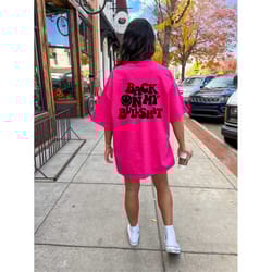 back on my bullshit, sarcastic graphic tee, oversized graphic tee, trendy tee