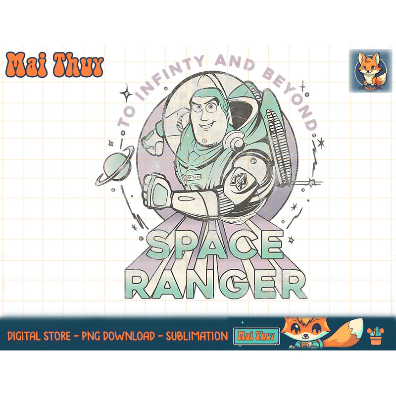 Disney Pixar Toy Story Buzz Lightyear Space Ranger Poster T-Shirt copy.jpg