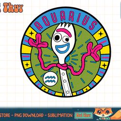 disney pixar toy story forky zodiac aquarius t-shirt copy png