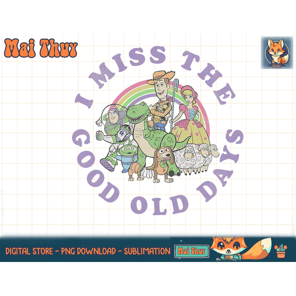 Disney Pixar Toy Story Friends I Miss The Good Old Days T-Shirt copy.jpg