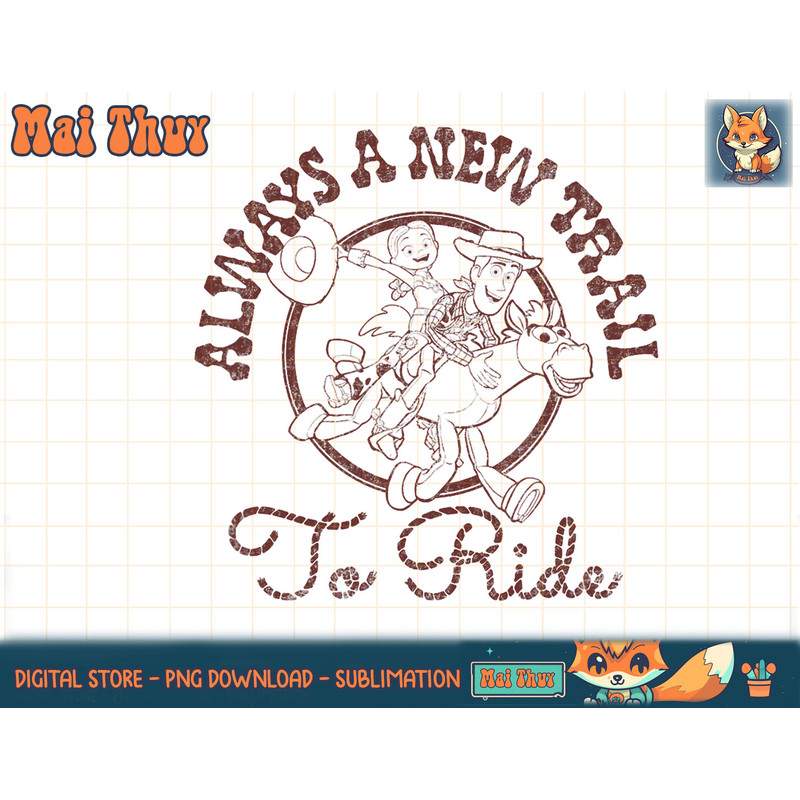 Disney Pixar Toy Story Group Shot Horse Ride Outline Trail T-Shirt copy.jpg