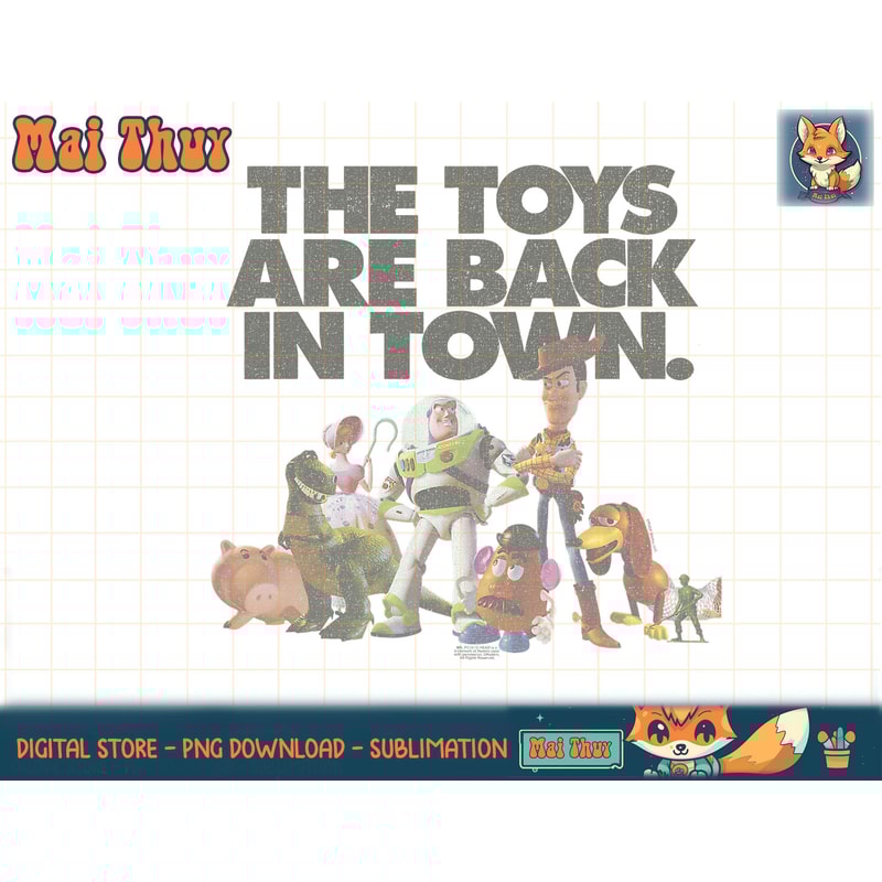 Disney Pixar Toy Story Group Sot Back In Town T-Shirt copy.jpg