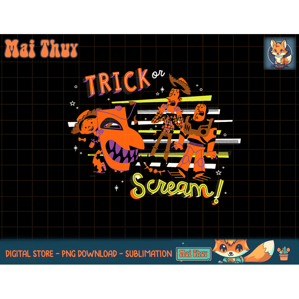 Disney PIXAR Toy Story Hallo-Scream Woody, Jesse & Buzz T-Shirt copy.jpg