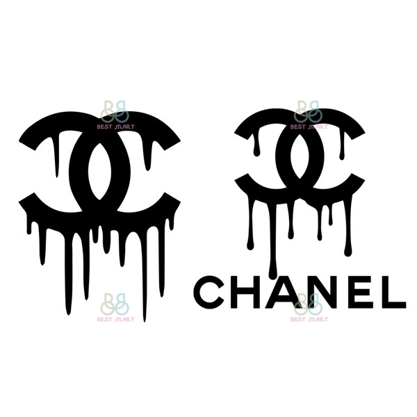 Chanel Dripping Logo Svg, Fashion Brand Svg, Dripping Logo S - Inspire ...