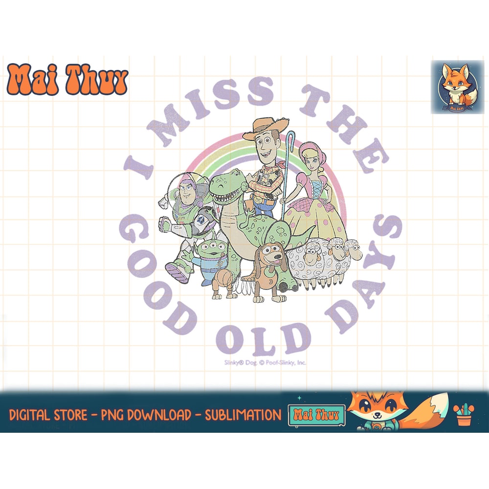 Disney Pixar Toy Story I Miss The Good Old Days Group Shot T-Shirt copy.jpg