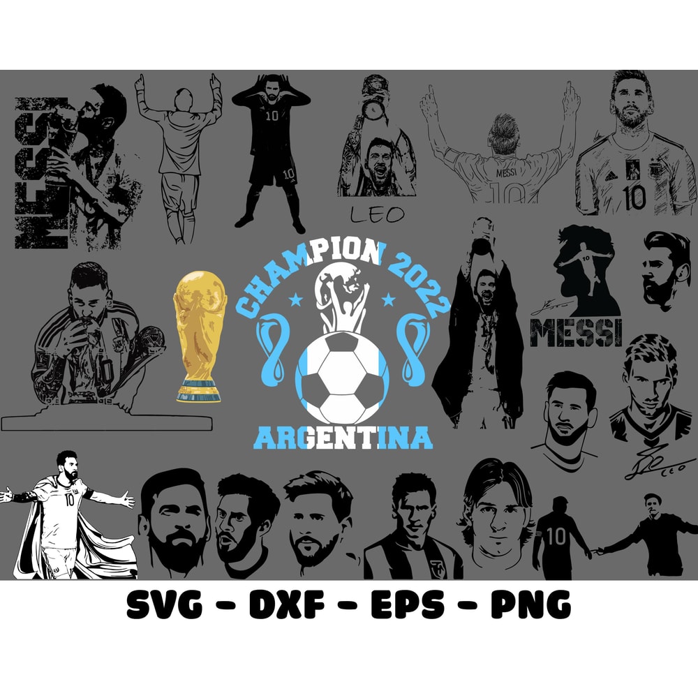 Lionel Messi SVG Bundle, Messi mega bundle SVG, World Cup 2022 SVG 2.jpg
