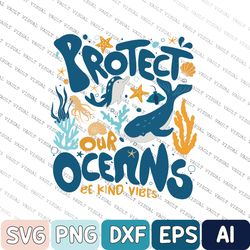 beach svg, protect our oceans svg, coconut girl svg, respect the locals svg, save the ocean svg