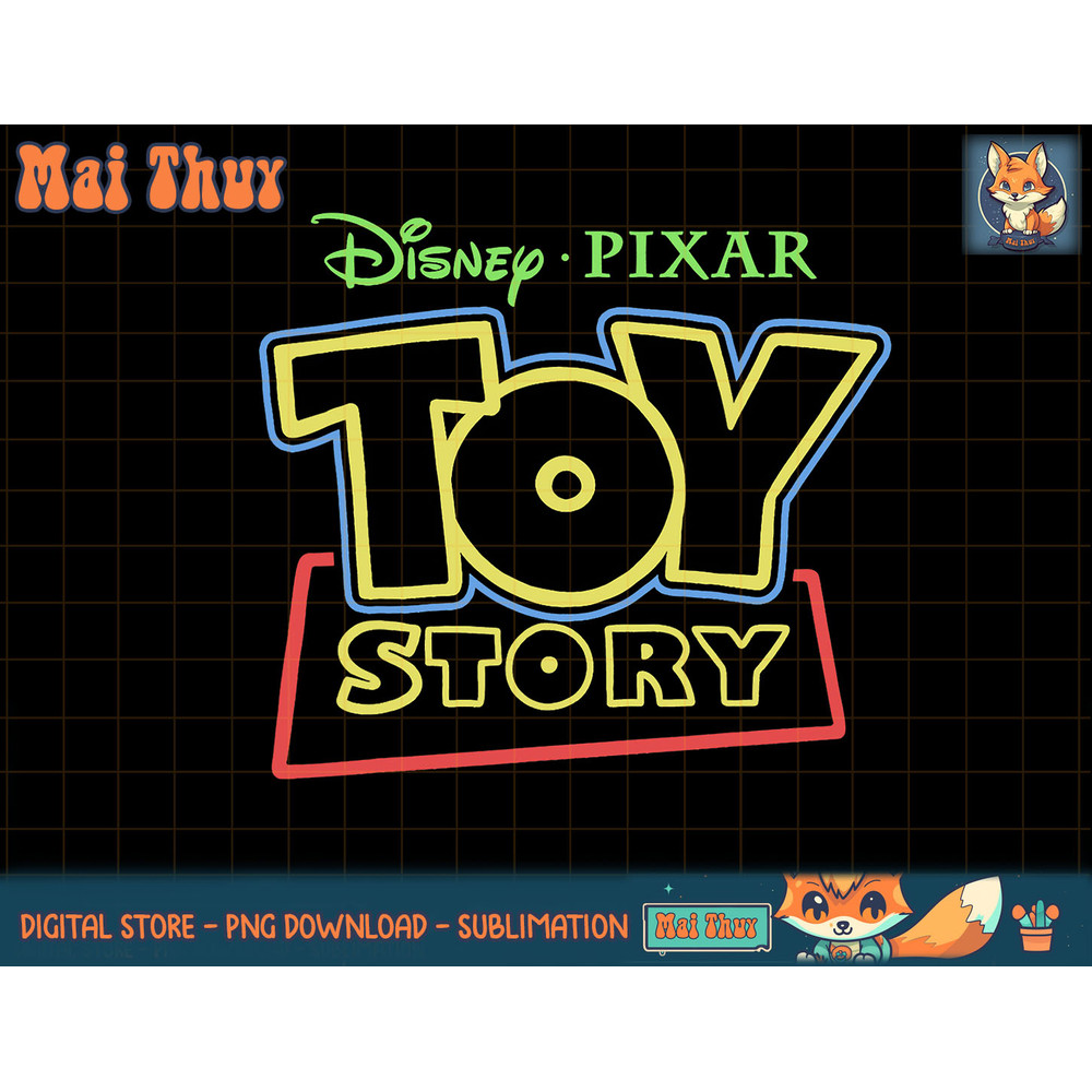 Disney Pixar Toy Story Neon Line Logo T-Shirt copy.jpg