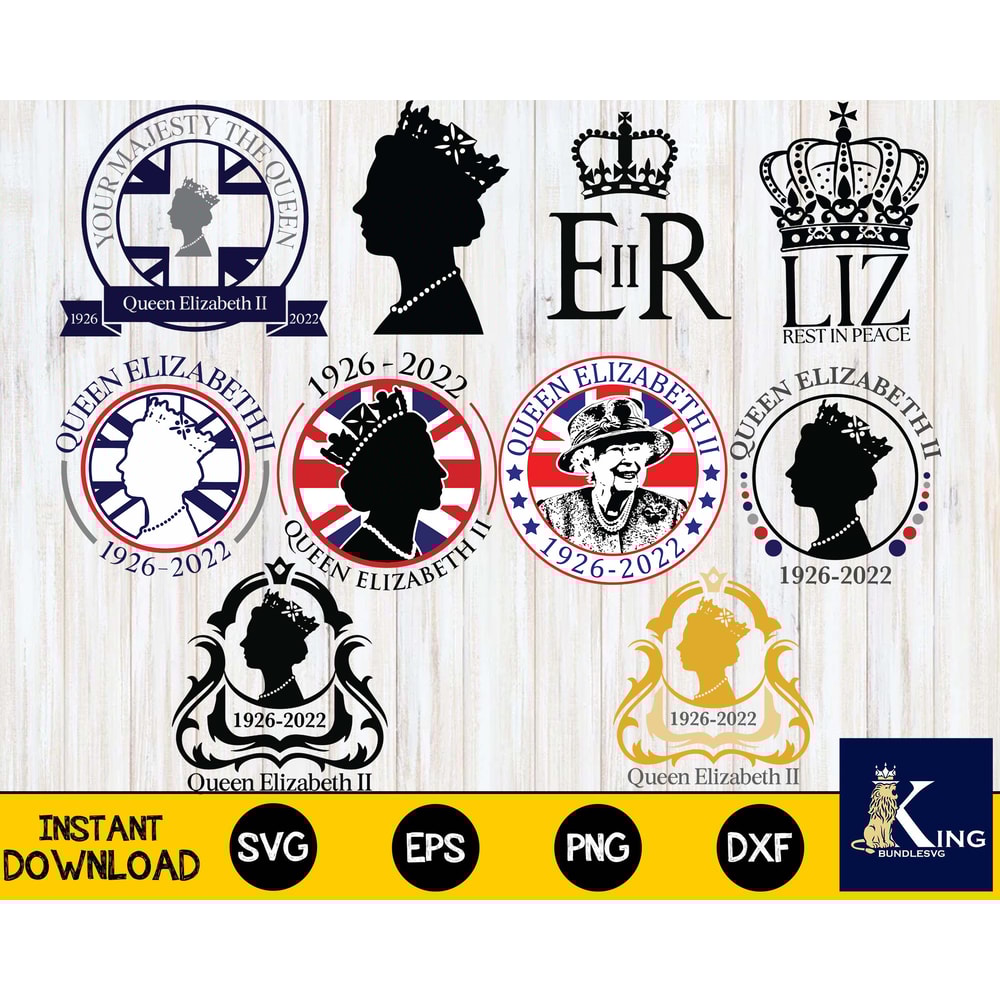 Queen Elizabeth II Bundle Svg ,God Save The Queen svg.jpg