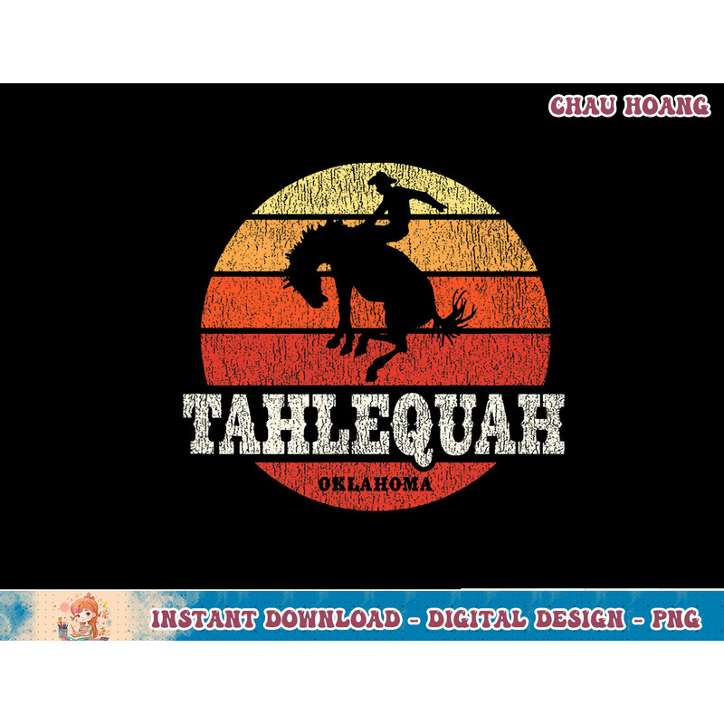 Tahlequah OK Vintage Country Western Retro T-Shirt copy.jpg