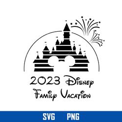 2023 disney family vacation svg, mickey ears svg, disney svg, png digital file