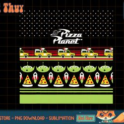disney pixar toy story pizza planet pizza pattern t-shirt copy png
