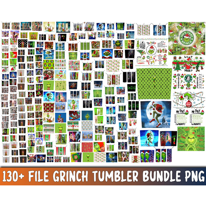 130+ file Grinch tumbler bundle PNG.jpg