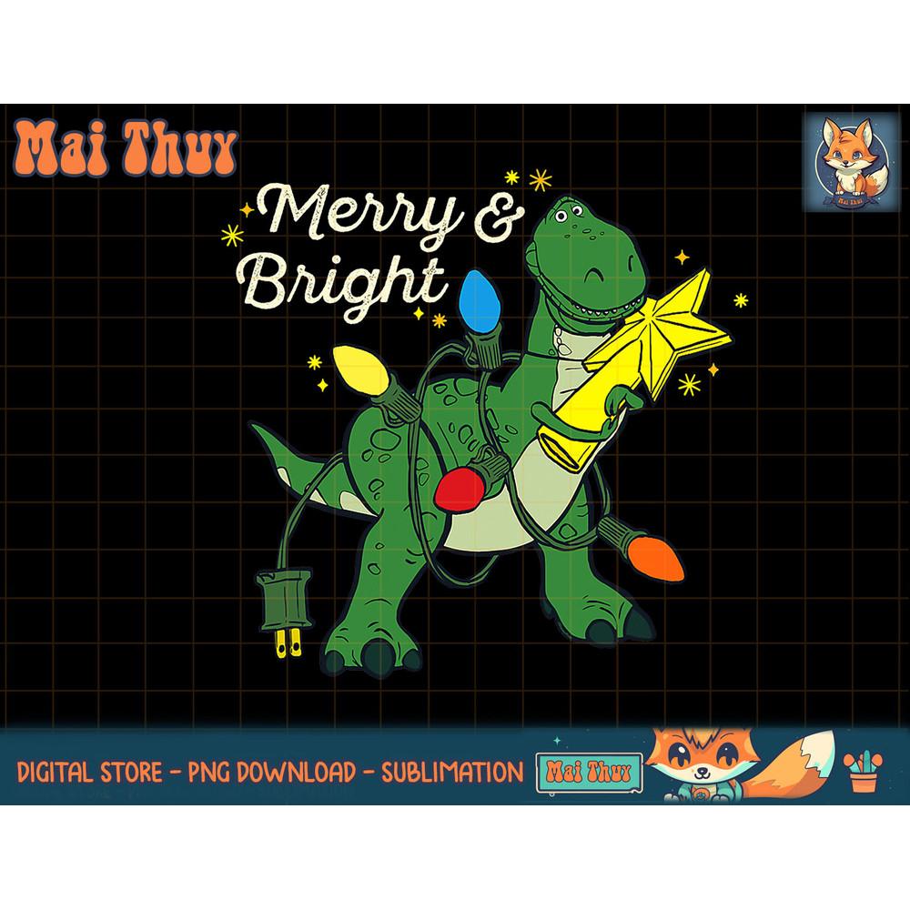 Disney PIXAR Toy Story Rex Merry & Bright T-Shirt copy.jpg