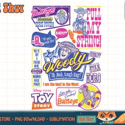 disney pixar toy story woody & bullseye vintage retro t-shirt copy png