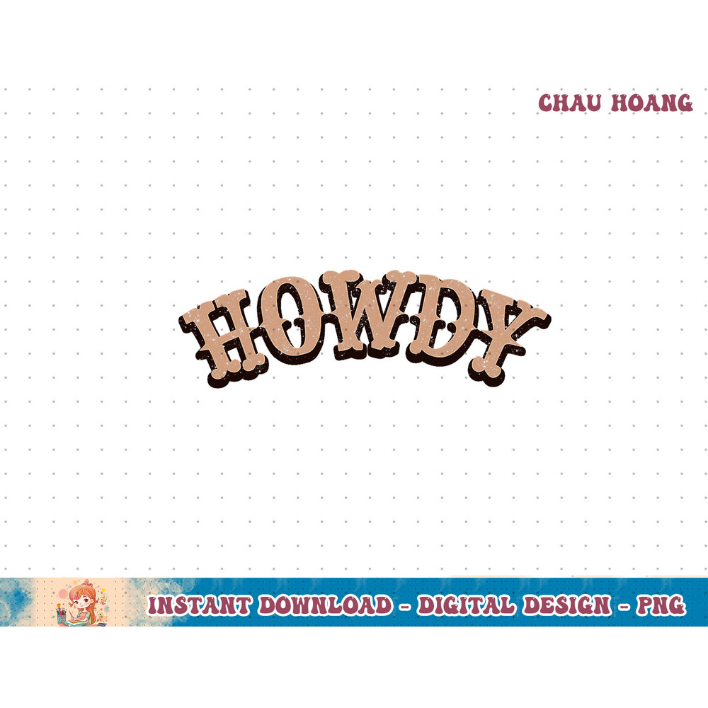 Western Country Southern Cowboy Cowgirl Howdy T-Shirt copy.jpg