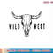 Wild westBoho Cow Skull Rodeo Western Country Southern T-Shirt copy.jpg